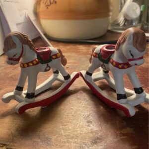 Carousel Horse Candle Holder Mini Candies Horse Home Décor Nursery