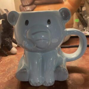 Elephant Shape Mug/Cup-14 oz-Nursery Decor Office Pen Holder Decorative Den