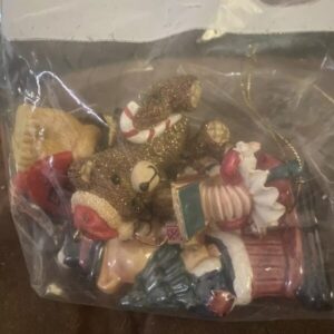Ornament Bundle #2 4 PC Bears And A Little Girl Christmas Holiday Tree Hanging
