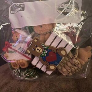 Ornament Bundle Bears Mouse 6 Pieces Christmas Tree Hanging Various Pieces
