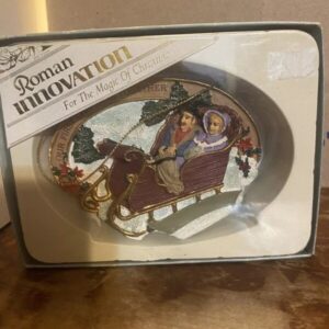 Roman Innovation Ornament Our First Christmas Together Couple In A Sleigh