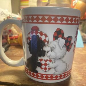 Scottie Dogs Coffee Mug 2003 Love MacMutts Ceramic 2003 Houston Harvest,Morehead