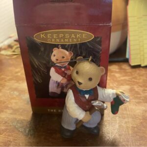Bear Ornament Hallmark Keepsake 1993 The Bearingers Papa Bearinger Vintage