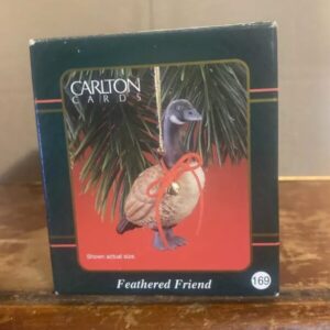 Carlton Heirloom Little Treasures Feathered Friend Christmas Ornament Goose