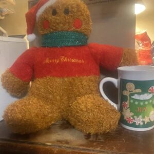Gingerbread Man Special Offer 12” By 12” Gingerbread Man Plush W/ Coffee Mug