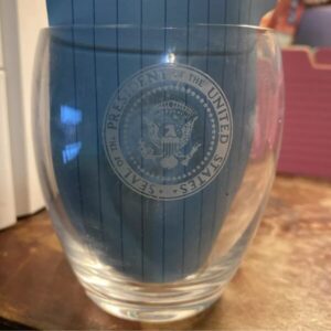 Seal Of The President Of The United States Whiskey Tumbler Drink Glass Clear