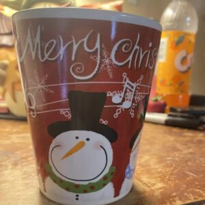 Snowman Coffee Mug Merry Christmas 4 Snowmen Ceramic From Michael’s Hot Drinks
